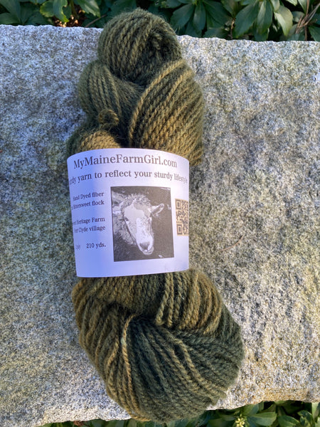 Coastal Maine Hand Dyed Yarn