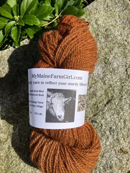 Coastal Maine Hand Dyed Yarn