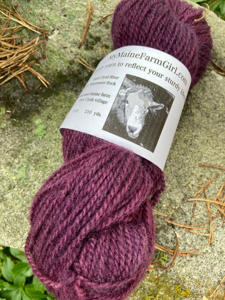 Coastal Maine Hand Dyed Yarn